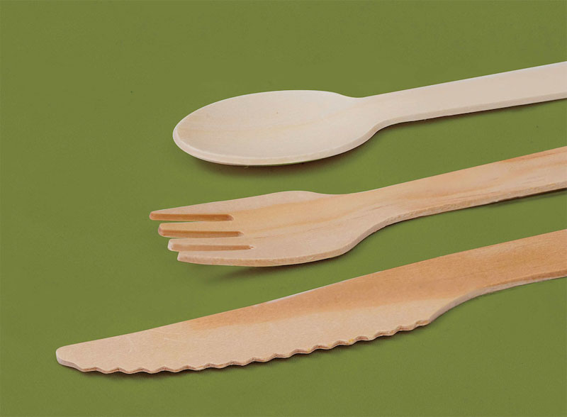 Nace EKHŌ, marca de cubiertos de madera de usar y tirar