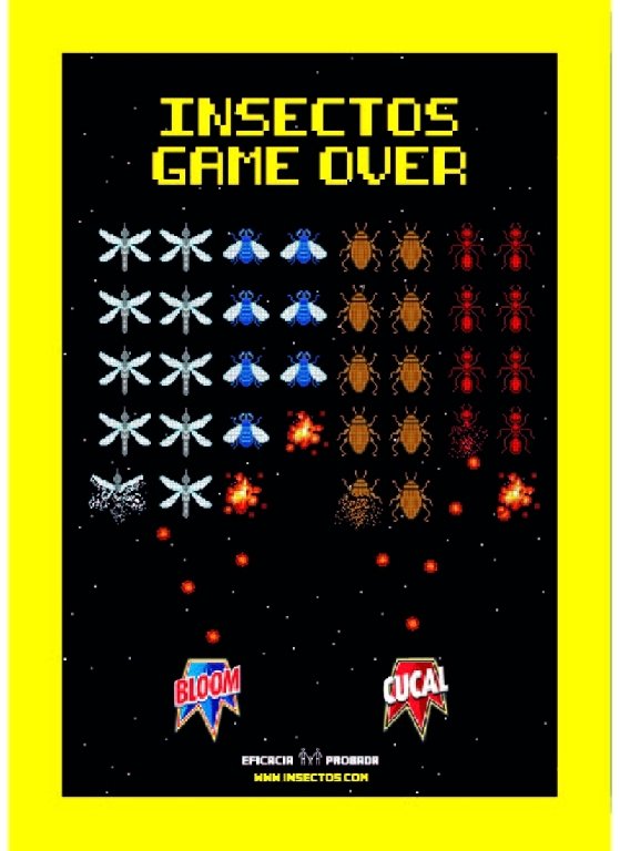 "¡Insectos Game Over!", nueva campaña de Bloom y Cucal