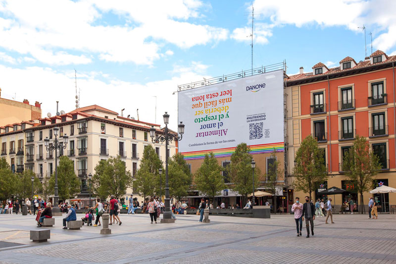 Danone por la defensa de los derechos LGTBI