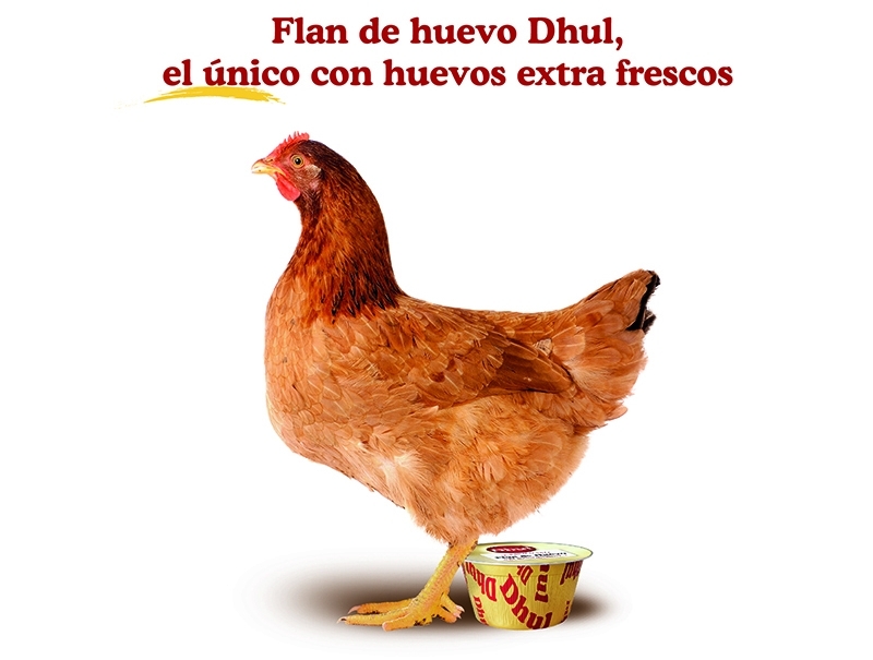 Flan de huevo Dhul presume de huevos extra frescos