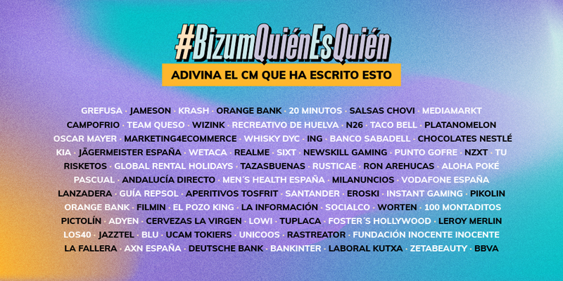 Bizum lanza el challenge #BizumQuiénEsQuién