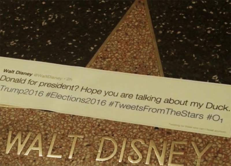 Las estrellas muertas de Hollywood tuitean contra Trump