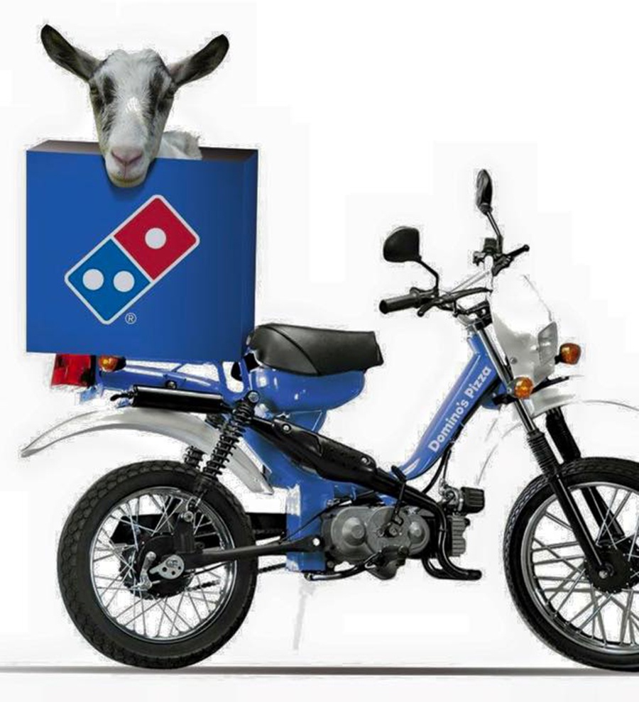 Dominos Pizza está #comounacabra