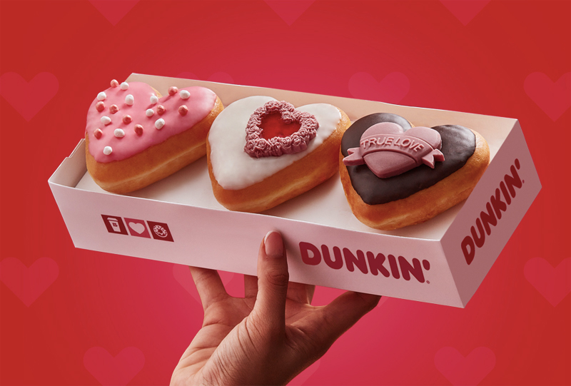 Dunkin´lanza tres nuevas recetas por San Valentín