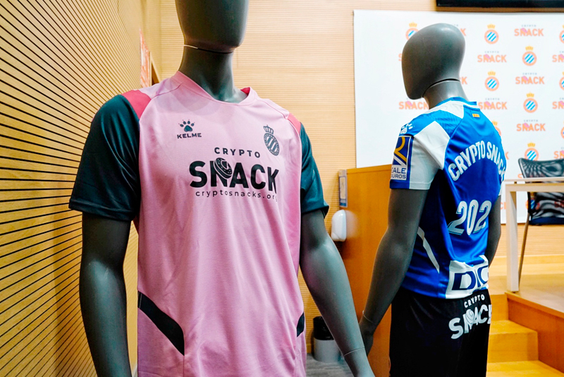 El RCD Espanyol y Crypto SNACK cierran un acuerdo de patrocinio