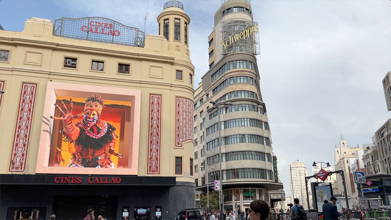 "El Rey León" se sale de las pantallas de Callao City Lights