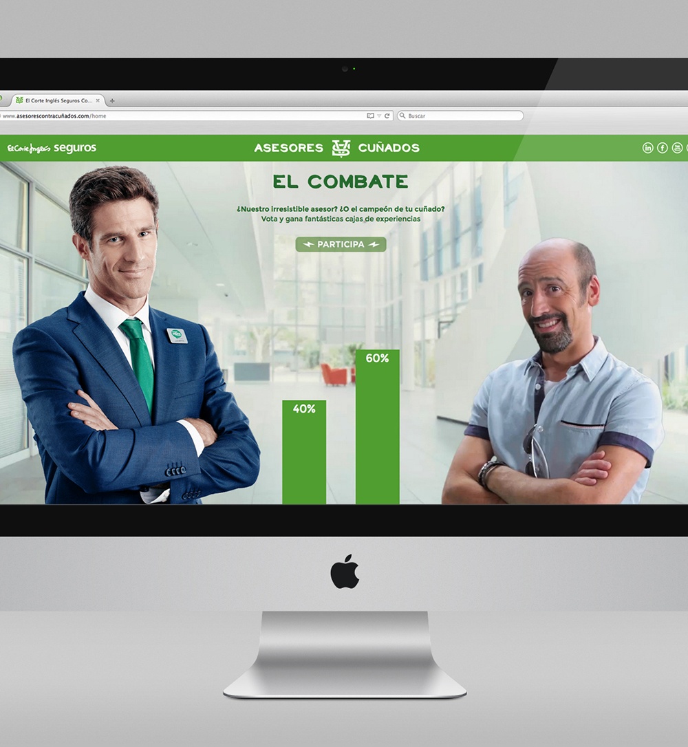 "Asesores vs cuñados", de El Corte Inglés Seguros