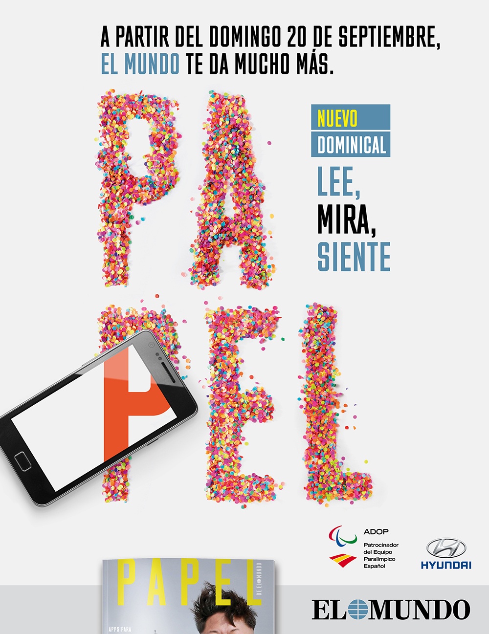 "Papel", el nuevo dominical de El Mundo