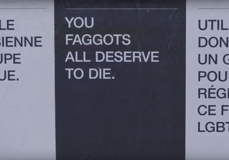 Brutal experimento social contra la homofobia