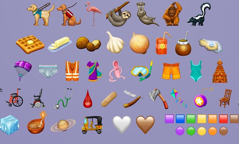 Los 230 nuevos emojis para el 2019
