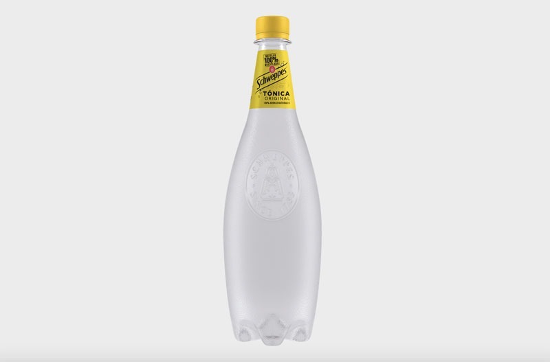 Todo el plástico de Schweppes ya es 100% reciclado