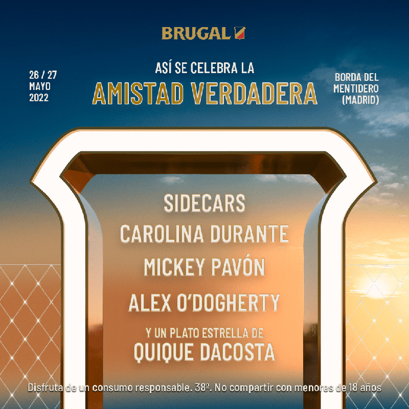 Brugal celebra la amistad con un espectáculo inmersivo