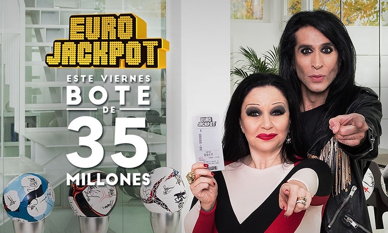 Alaska y Mario apuestan por el Eurojackpot de la ONCE