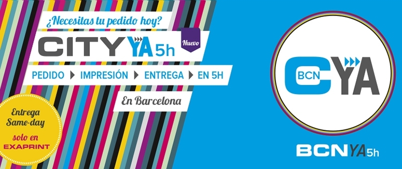 Exaprint lanza CityYa, un nuevo servicio de entrega el mismo día