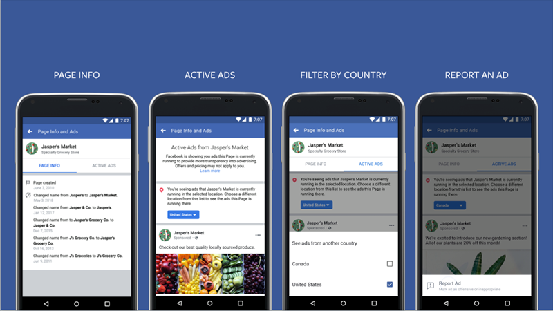 Facebook anuncia más transparencia en los anuncios