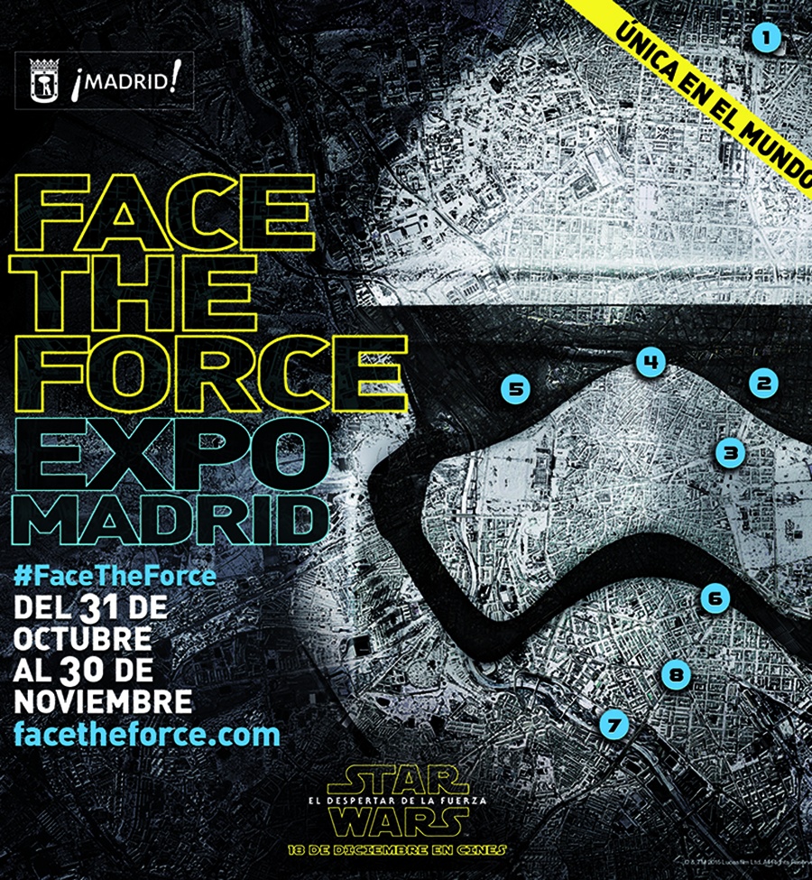 Exposición de "Star Wars" en las calles de Madrid