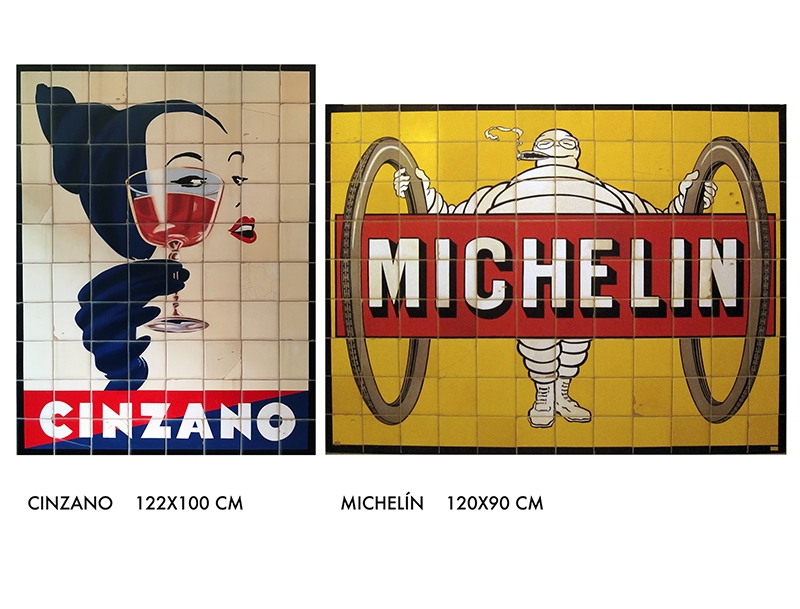 Exposición de pintura y marcas de leyenda