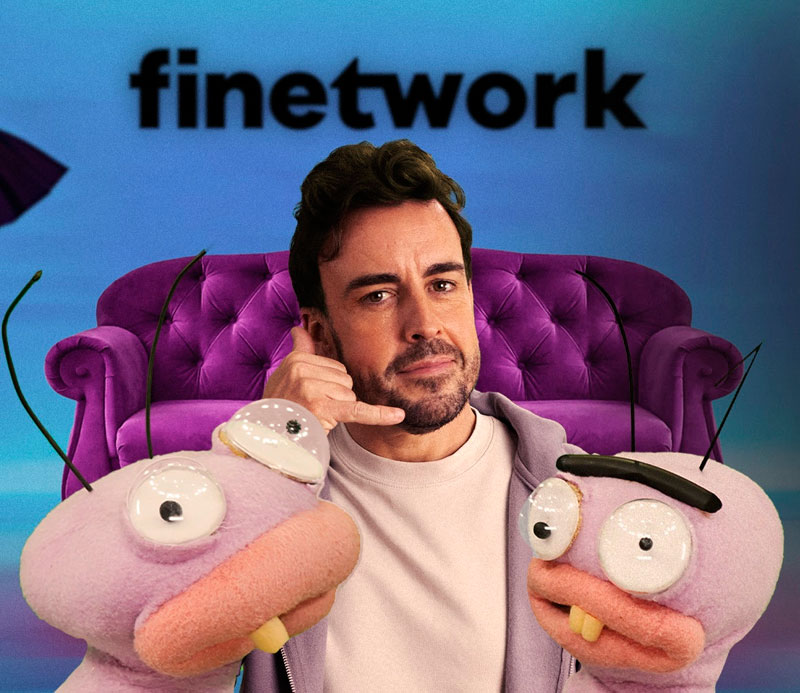 Fernando Alonso repite campaña con Finetwork