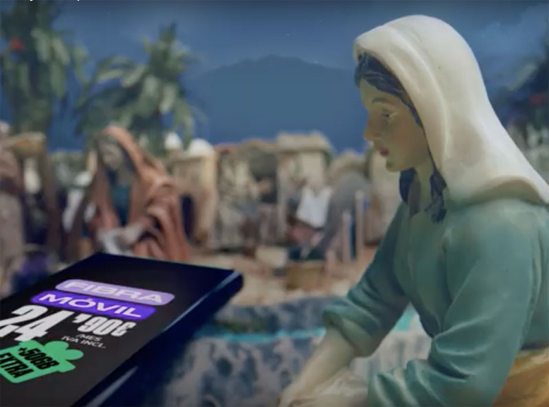 Promociones de Finetwork se cuelan en el Belén de Navidad