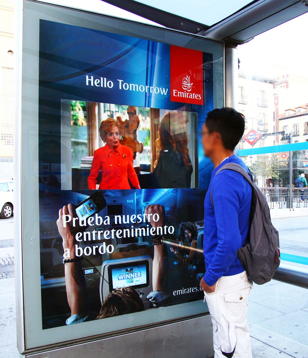 Marquesinas interactivas de Emirates