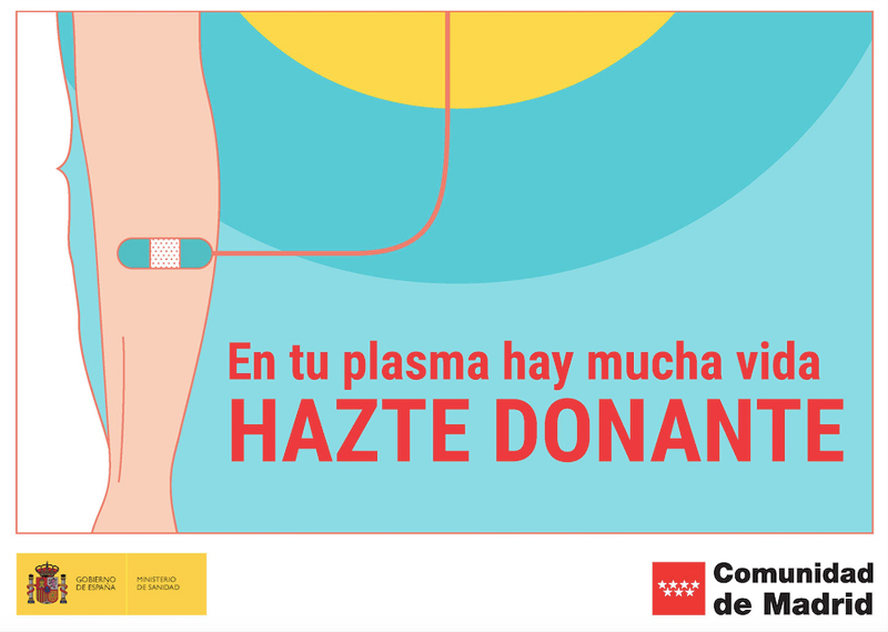 Campaña para fomentar la donación de plasma