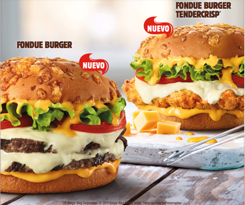 Burger King lanza una hamburguesa para los amantes del queso