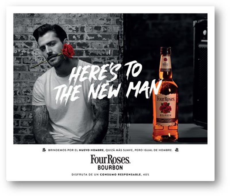 Four Roses también celebra la nueva masculinidad