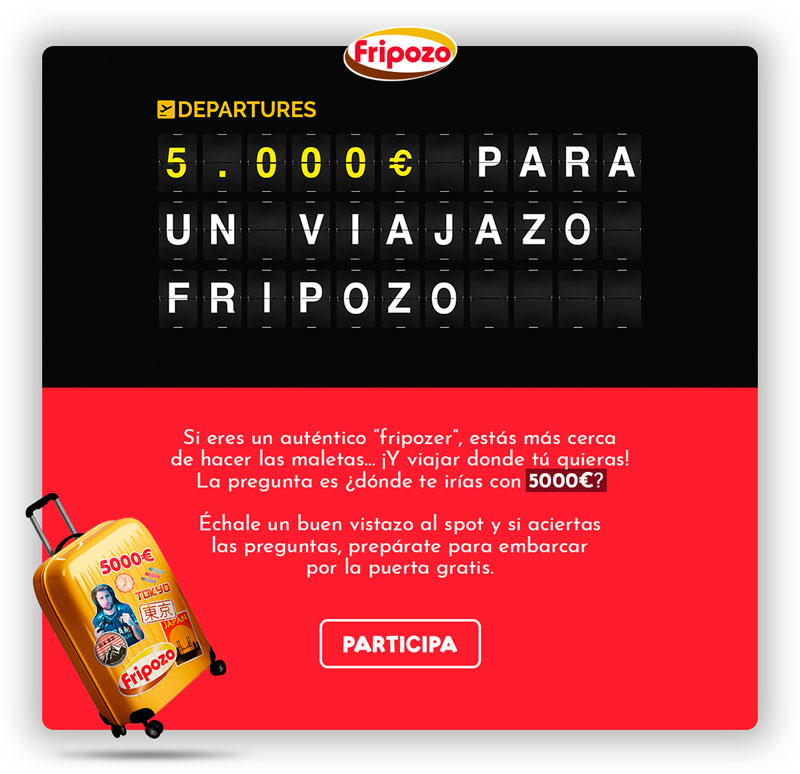 Fripozo sortea un "viajazo" entre los Millennials