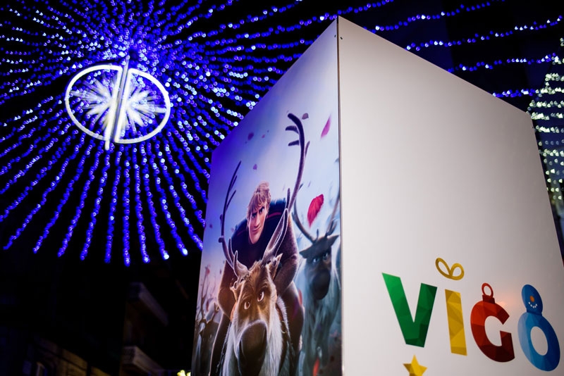 Havas viste de "Frozen" la ciudad de Vigo