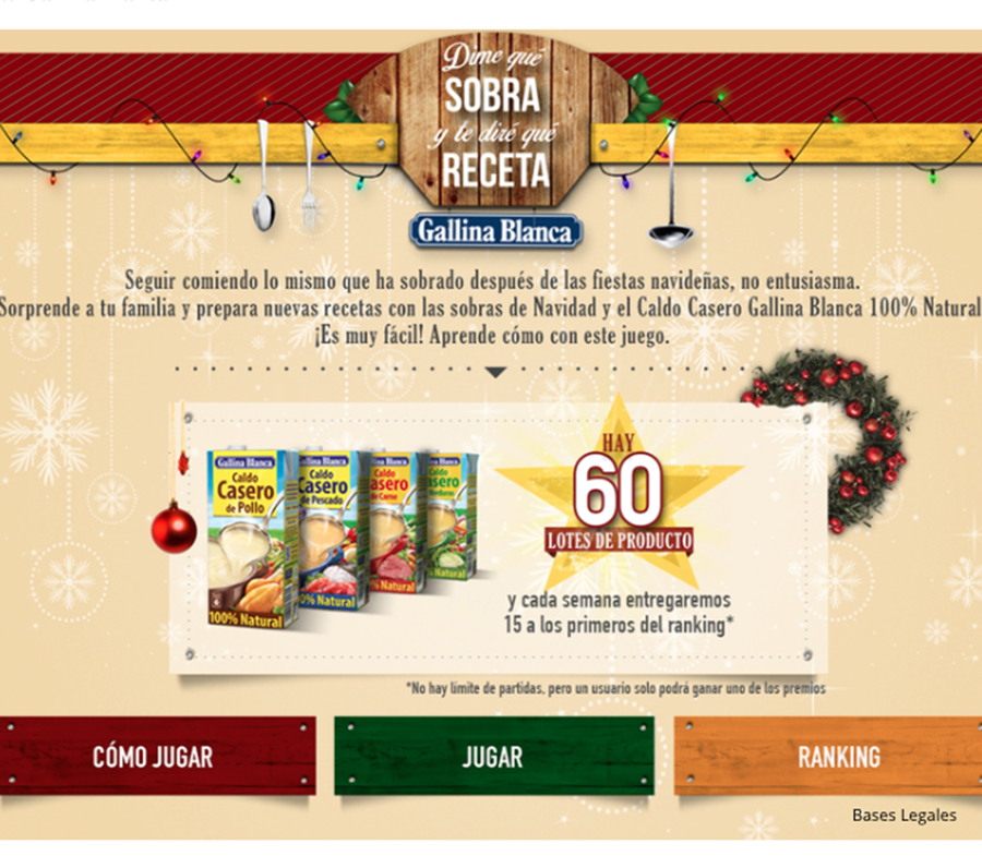 Juego contra el desperdicio de alimentos