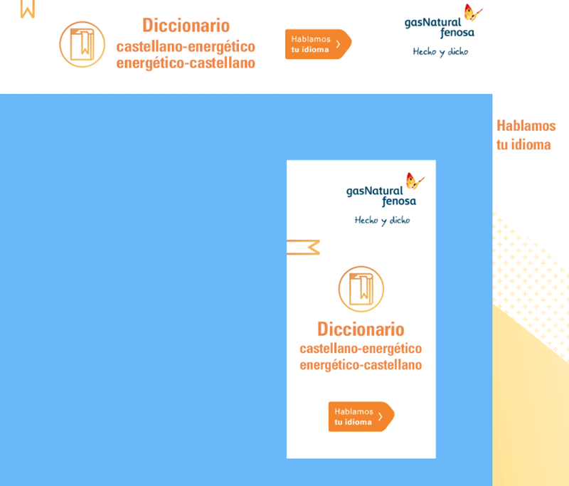 Gas Natural Fenosa quiere explicarte el lenguaje energético