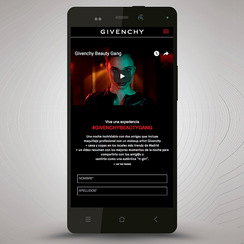 #GivenchyBeautyGang, lo último de Clicknaranja para Givenchy