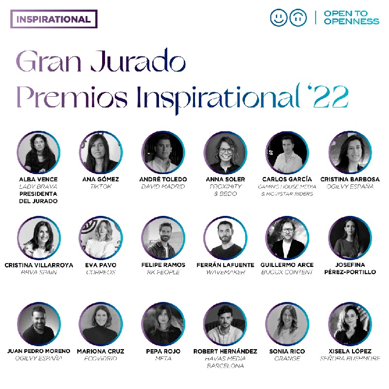 Inspirational´22 presenta a su jurado y abre inscripciones