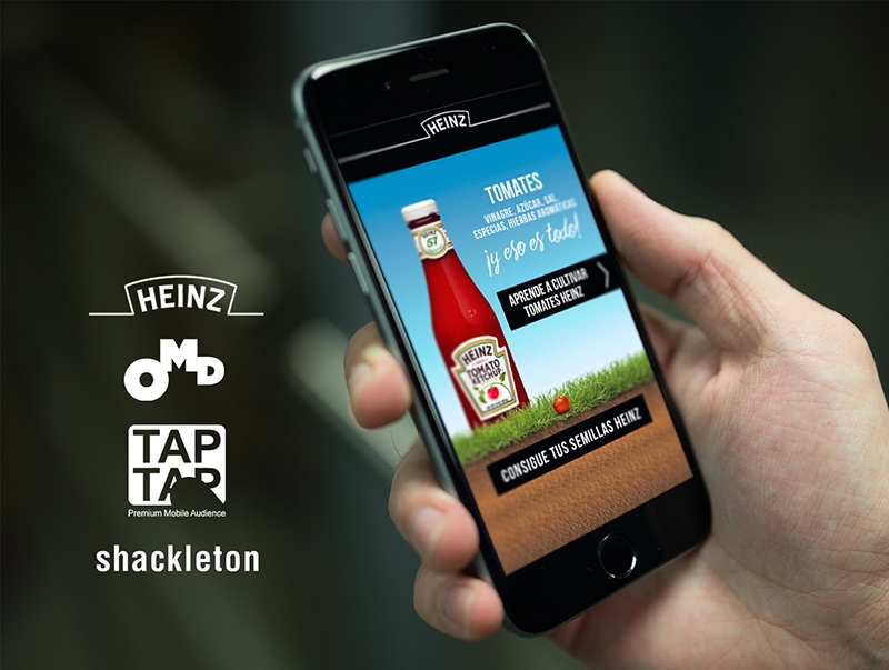 App de Heinz para aprender a cultivar tomates