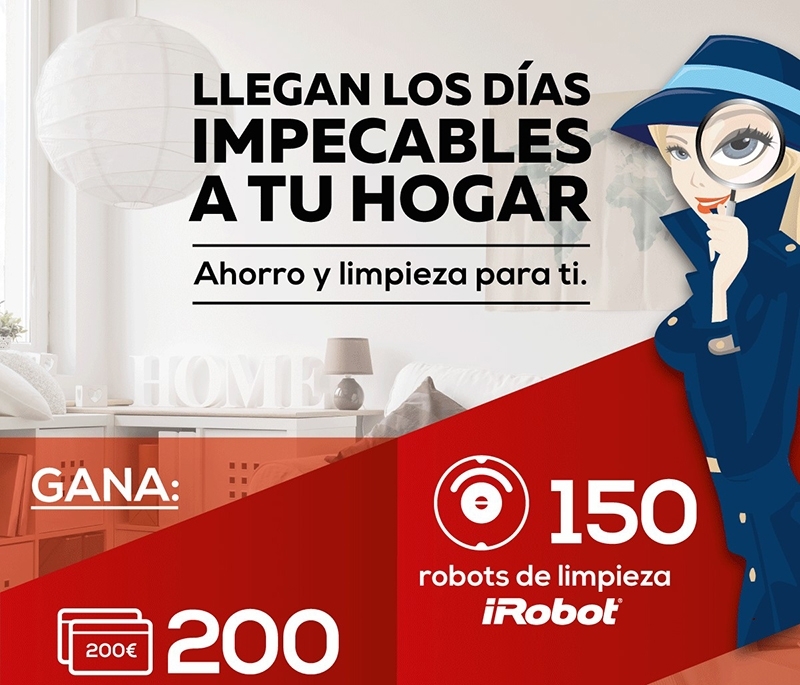 Henkel sortea 150 robots de limpieza