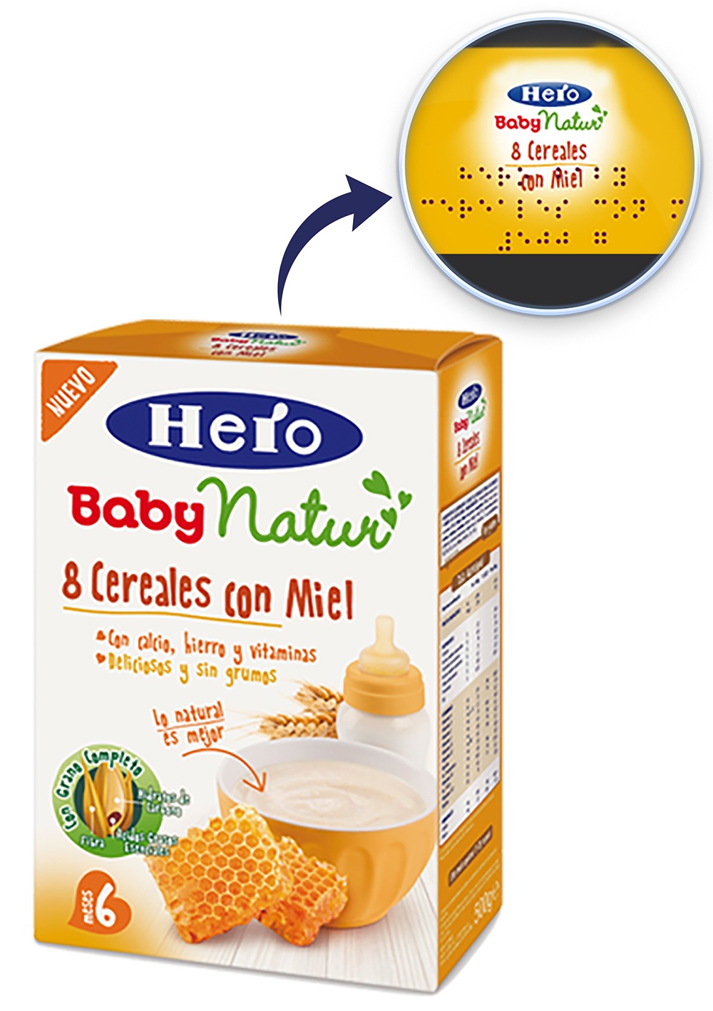 Hero Baby, ahora también en braille