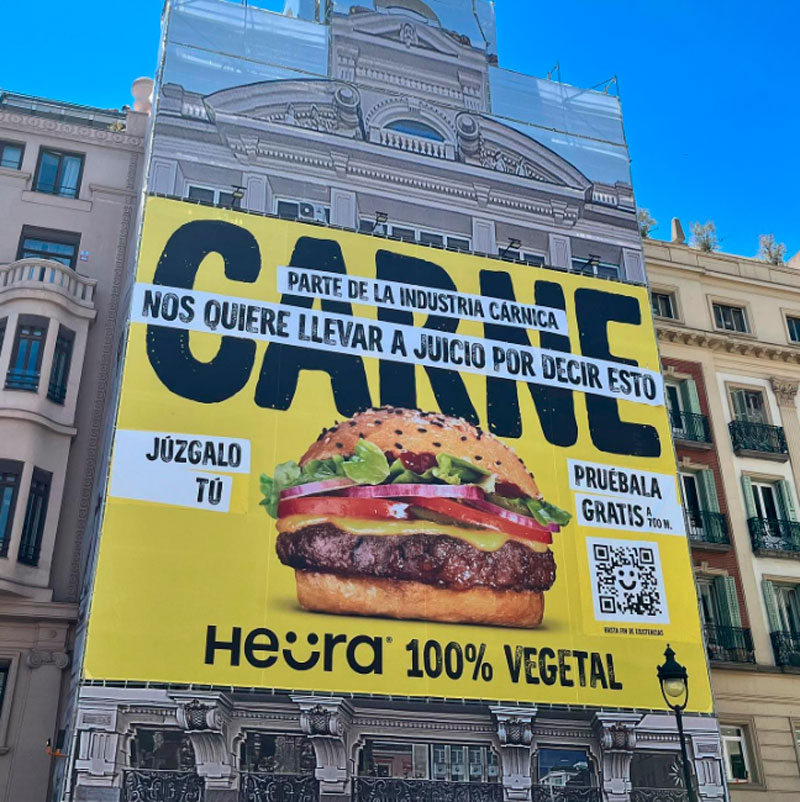 Denuncian a Heura Foods por poner "carne" en su publicidad