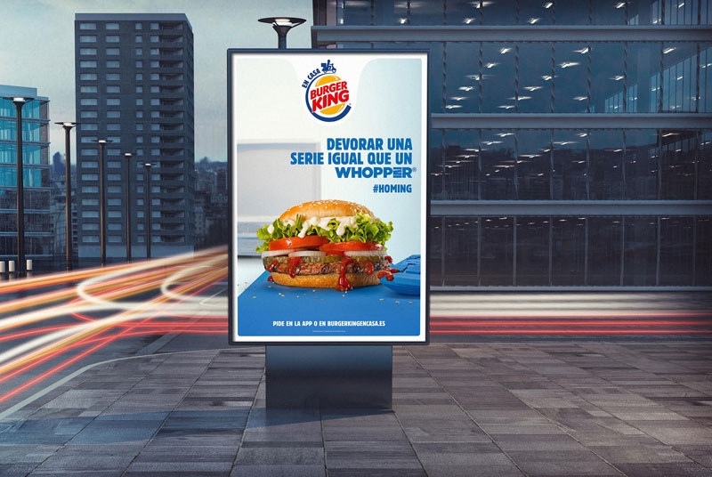 #homing, nuevo posicionamiento del delivery de Burger King