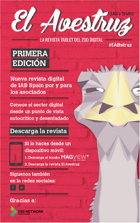 "El Avestruz", nueva revista digital de IAB