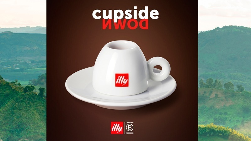 illy apuesta por la economía circular con #cupsidedown