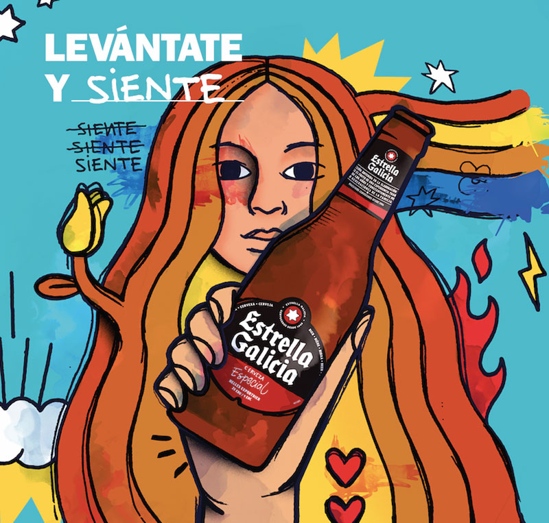Estrella Galicia inaugura "El Arte de No Bajar los Brazos"