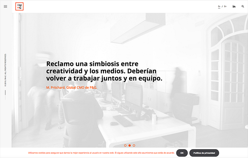 IMC Media & Creativity estrena identidad corporativa y web