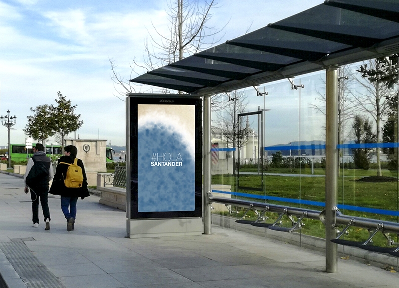 Nuevas pantallas digitales de JCDecaux en Santander