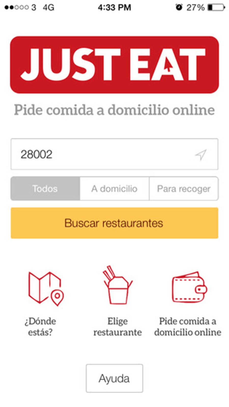 Just Eat, ahora también desde iWatch