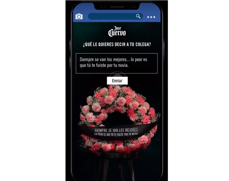 José Cuervo envía coronas a los vivos que están muy muertos