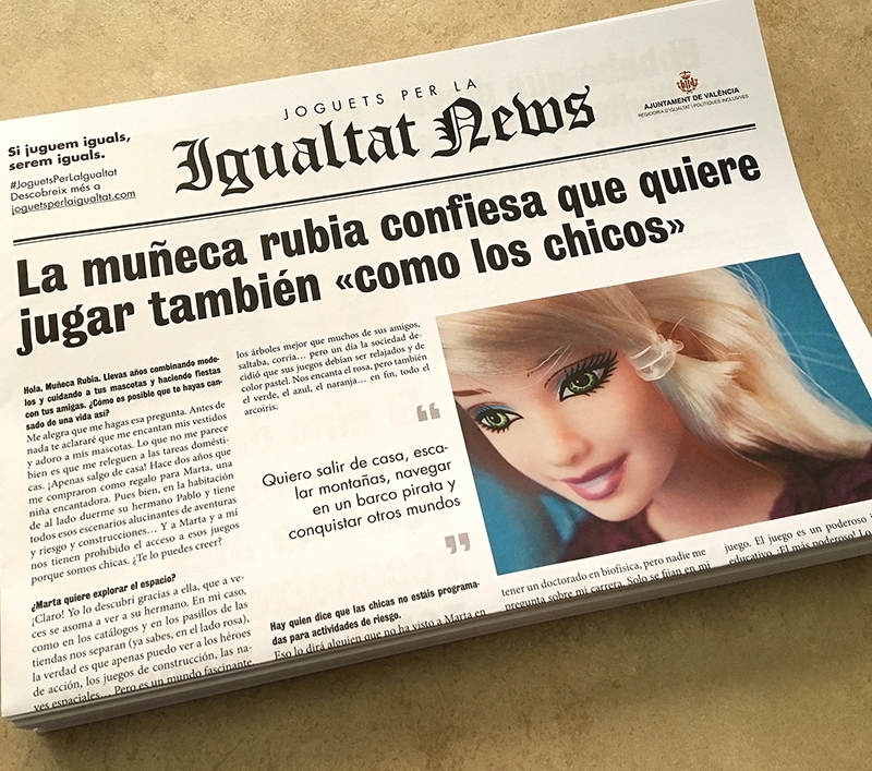 Los Juguetes se rebelan contra el sexismo