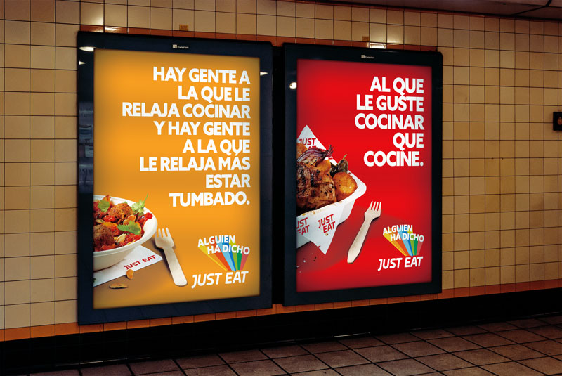 "Decentes" para recibir a los repartidores de Just Eat