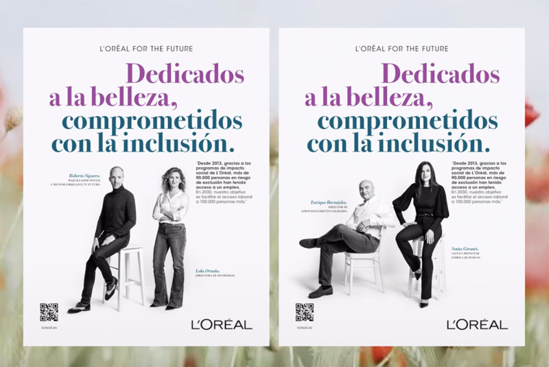 L´Oréal lanza una campaña con sus empleados como protagonistas