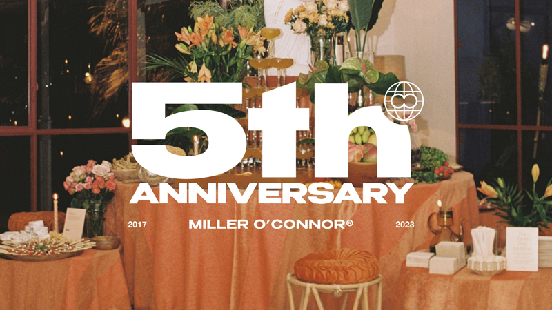 Miller OConnor celebra su quinto aniversario