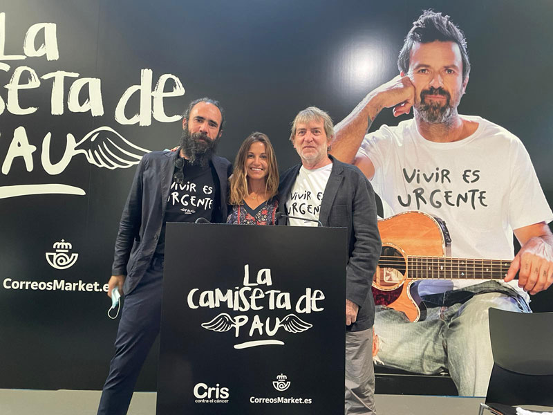 La camiseta solidaria con mensaje póstumo de Pau Donés